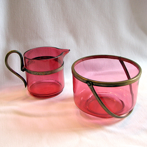 Creamer & Sugar Bowl Set - Click Image to Close